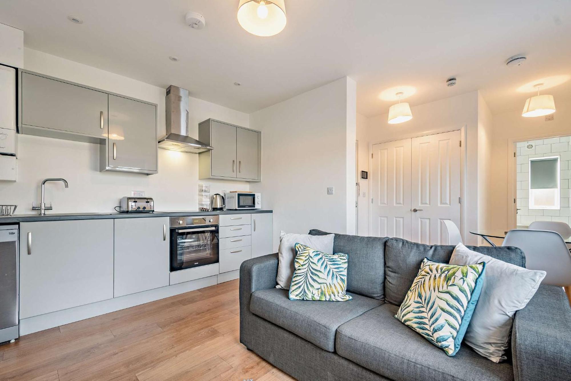 Modern, City Living Apartments- Private Parking Oxford Rom bilde