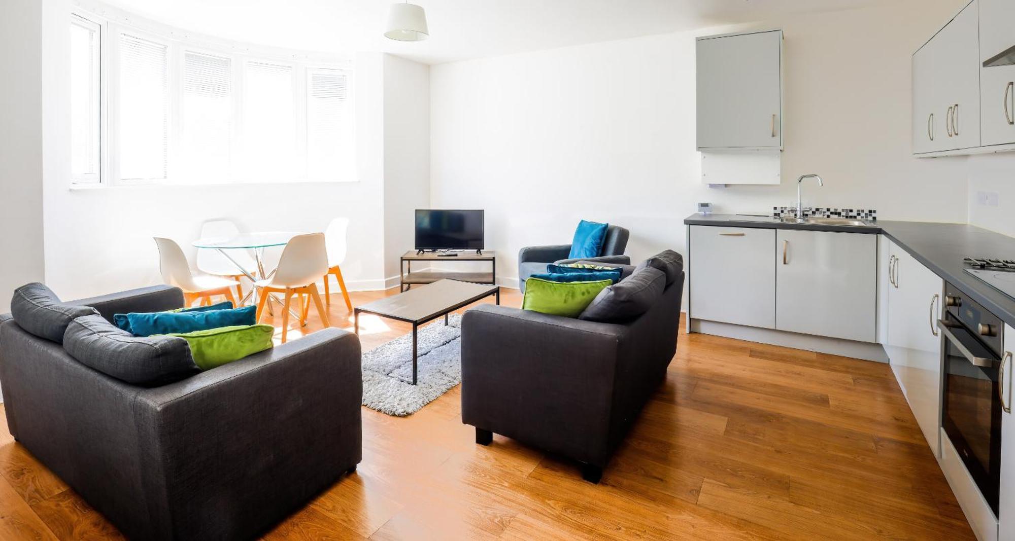 Modern, City Living Apartments- Private Parking Oxford Rom bilde